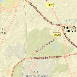 Saint-Cyr-en-Val Street Map