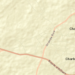 Charbuy Street Map