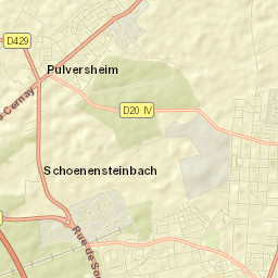 Pulversheim Street Map