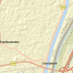 Chalampé Street Map
