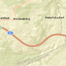 Irschenberg Street Map
