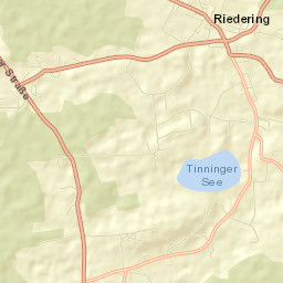 Riedering Street Map