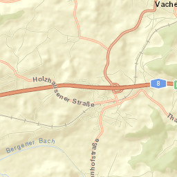 Vachendorf Street Map