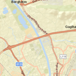Bergheim Street Map