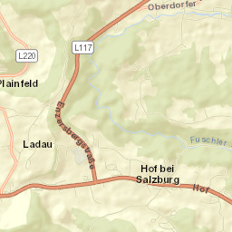 Hof bei Salzburg Street Map