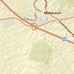 Müllendorf Street Map