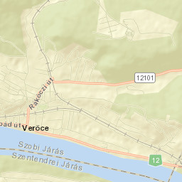Verőce Street Map