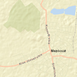 Mezőcsát Street Map