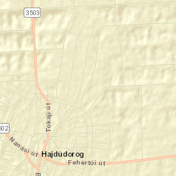 Hajdúdorog Street Map