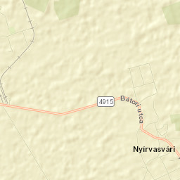 Nyírvasvári Street Map