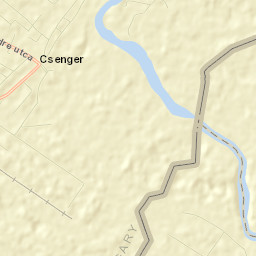 Csenger Street Map