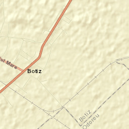 Comuna Botiz Street Map