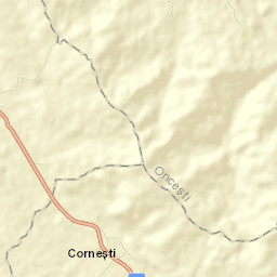 Cornești Street Map