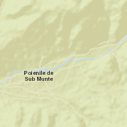 Comuna Poienile de sub Munte Street Map