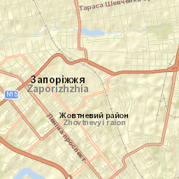 Zaporizhia Street Map