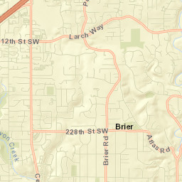 Brier Street Map