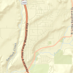 16101-16175 North Hatch Road, Spokane Street Map