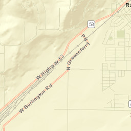 Rathdrum Street Map