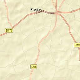 Pipriac Street Map