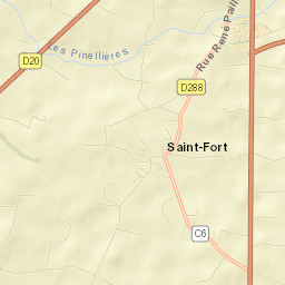 Saint-Fort Street Map