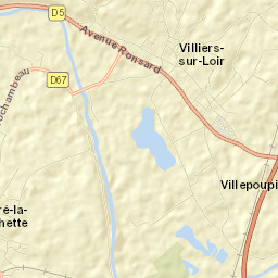 Villiers-sur-Loir Street Map