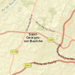 Saint-Georges-sur-Baulche Street Map