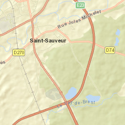 Saint-Sauveur Street Map