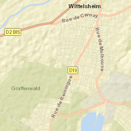 Wittelsheim Street Map