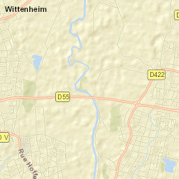 Sausheim Street Map
