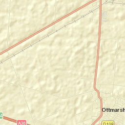Ottmarsheim Street Map
