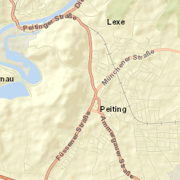 Peiting Street Map