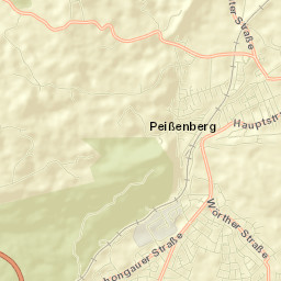 Peißenberg Street Map