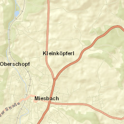 Miesbach Street Map