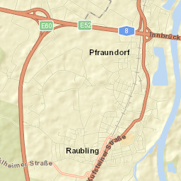 Raubling Street Map