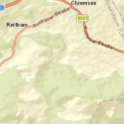 Bernau am Chiemsee Street Map