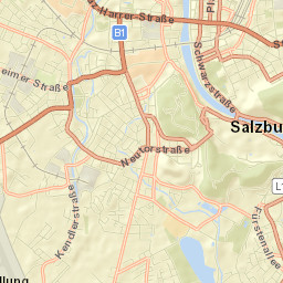 Salzburg Street Map
