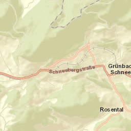Grünbach am Schneeberg Street Map