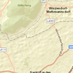 Winzendorf Street Map