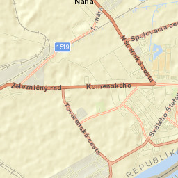 Štúrovo Street Map