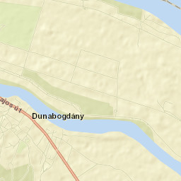 Dunabogdány Street Map