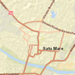 Satu Mare Street Map