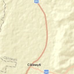 Călineşti Street Map