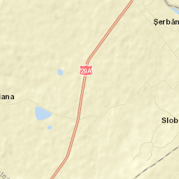 Șerbănești Street Map