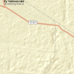 Kuteynykove Street Map
