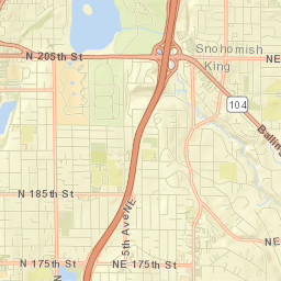 Shoreline Street Map