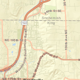 Woodinville Street Map