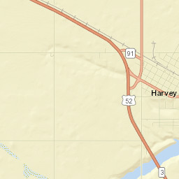 Harvey Street Map