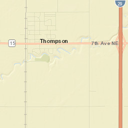 Thompson Street Map