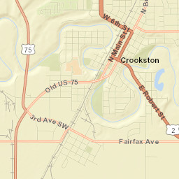 Crookston Street Map