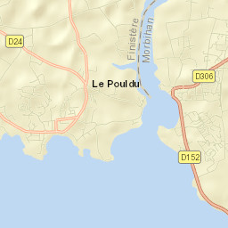 Guidel-Plage Street Map
